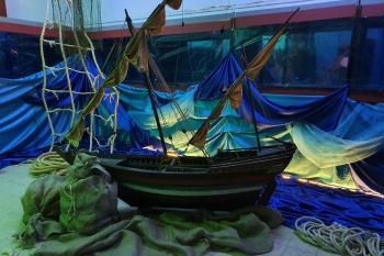 עקבות הספינה האבודה עמנואל חדר בריחה במוזיאון הימי הלאומי